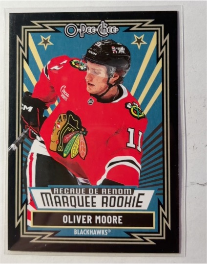 2025-26 O-Pee-Chee #558 Oliver Moore — front