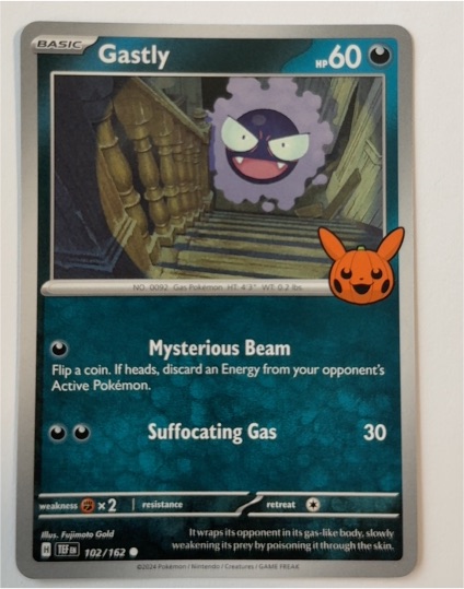 2024 Pokémon TCG Trick or Trade #102 Gastly — front