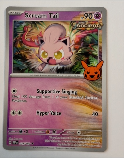 2024 Pokemon TCG #077 Scream Tail — front