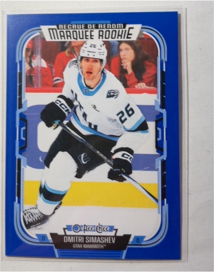 2025-26 O-Pee-Chee Marquee Rookie #598 Dmitri Simashev — front