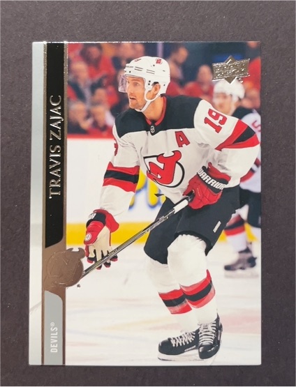 2020-21 Upper Deck #365 Travis Zajac — front