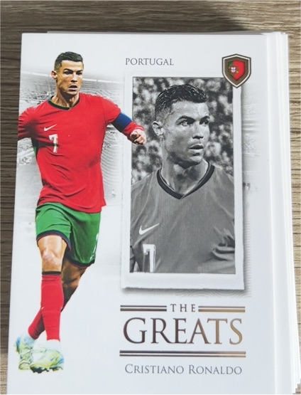 2025 Futera Unique #116 Cristiano Ronaldo The Greats Portugal — front