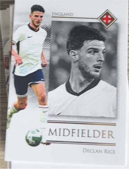 2025 Futera Unique #055 Declan Rice — front