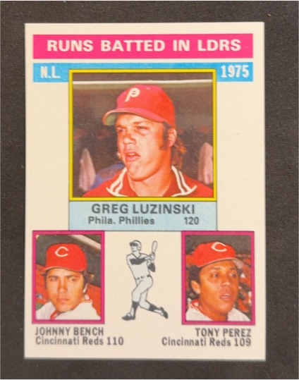 1976 Topps #195 Greg Luzinski — front