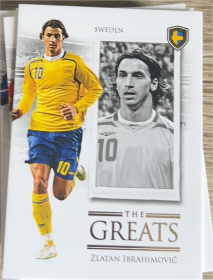 2025 Futera Unique #108 Zlatan Ibrahimovic The Greats Sweden — front