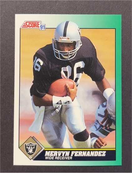1991 Score #286 Mervyn Fernandez — front