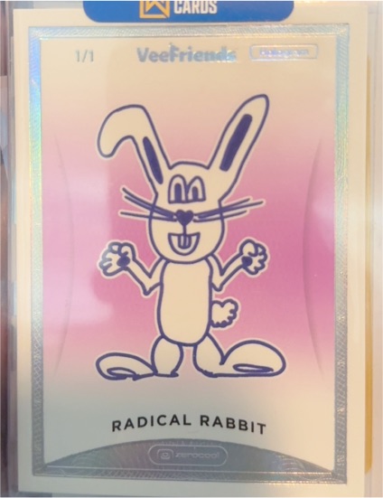 2025 Topps Chrome VeeFriends #39 Radical Rabbit — front