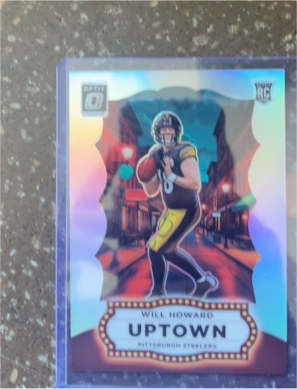 2025 Panini Donruss Optic #25 Will Howard Uptown Rookie — front