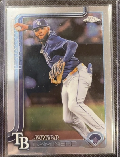 2025 Topps Chrome Update #USC109 Junior Caminero — front