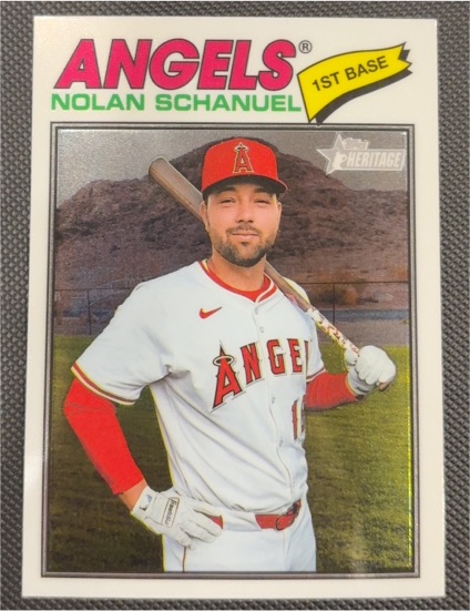 2025 Topps Heritage #273 Nolan Schanuel — front