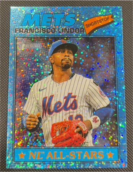2026 Topps Heritage #146 Francisco Lindor — front