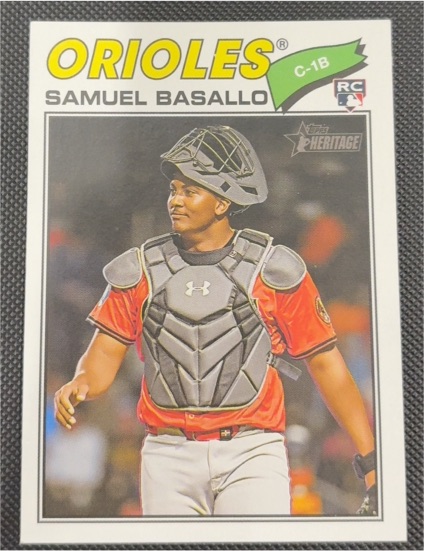 2026 Topps Heritage #175 Samuel Basallo — front