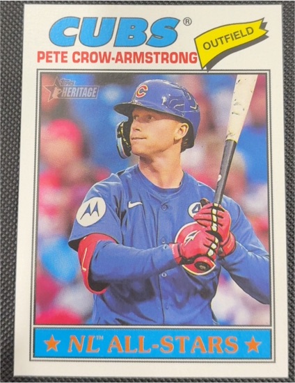2026 Topps Heritage #261 Pete Crow-Armstrong Chicago Cubs NL All-Stars — front