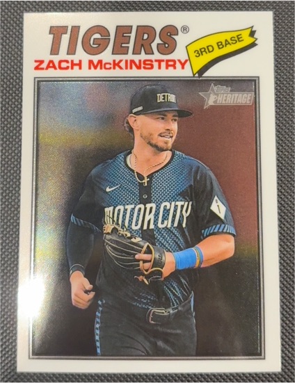 2026 Topps Heritage #398 Zach McKinstry — front