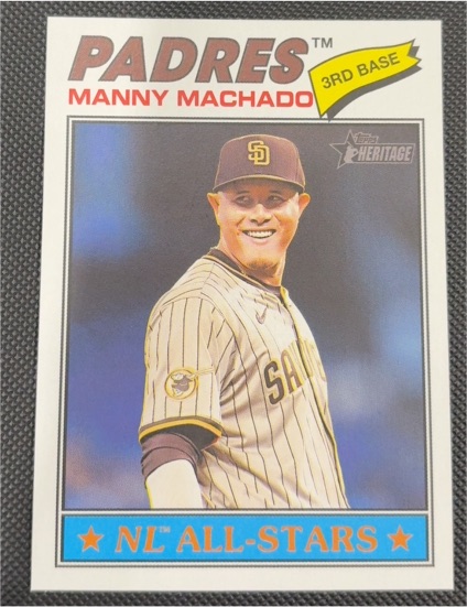 2026 Topps Heritage #143 Manny Machado — front