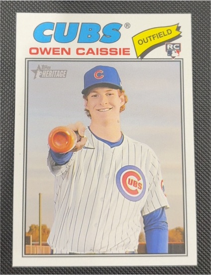 2026 Topps Heritage #88 Owen Caissie — front