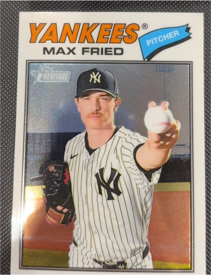 2026 Topps Heritage #130 Max Fried — front