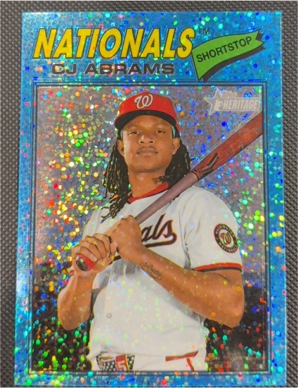 2026 Topps Heritage #349 CJ Abrams — front