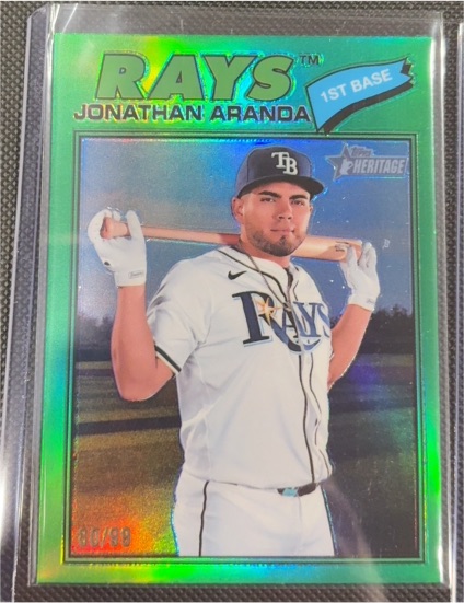 2026 Topps Heritage #20 Jonathan Aranda — front