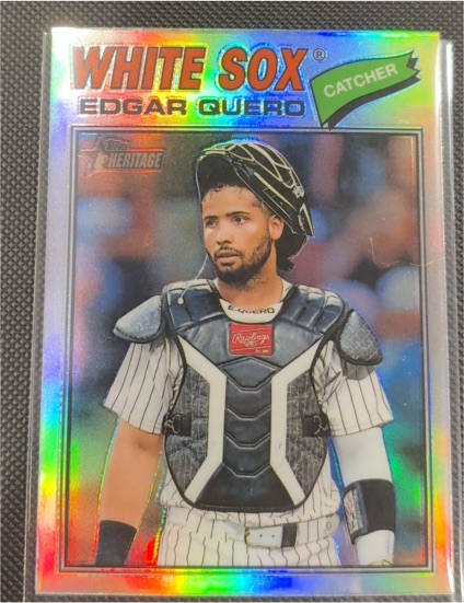 2025 Topps Heritage High Number #536 Edgar Quero — front