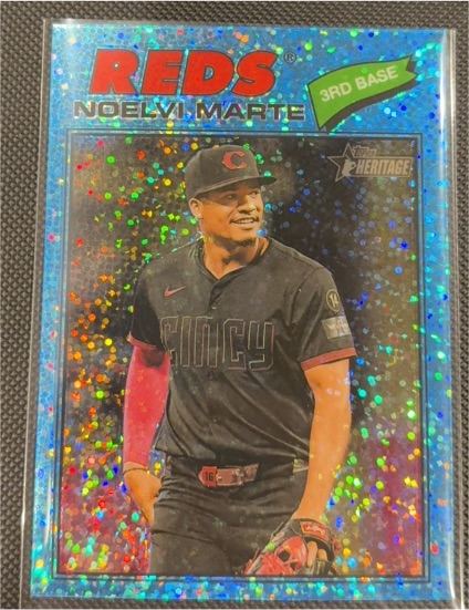 2025 Topps Heritage Chrome #43 Noelvi Marte — front