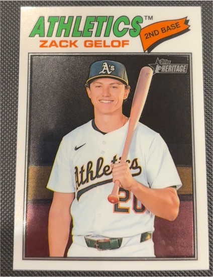 2025 Topps Heritage #170 Zack Gelof — front
