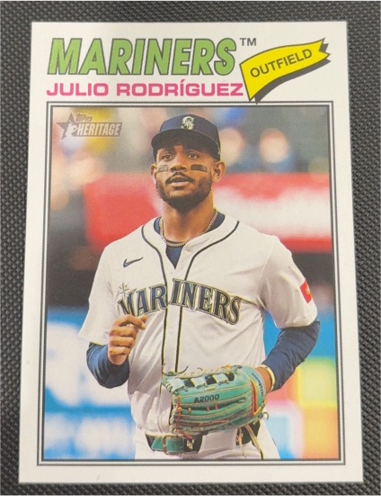 2026 Topps Heritage #240 Julio Rodríguez — front