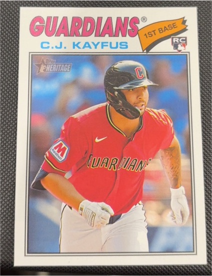 2026 Topps Heritage #364 C.J. Kayfus — front