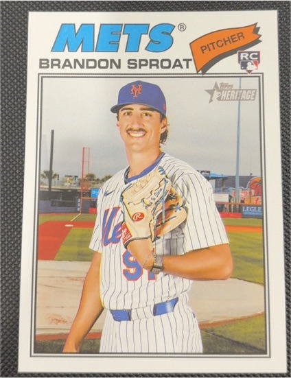 2026 Topps Heritage #118 Brandon Sproat — front