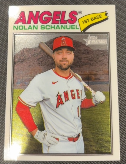 2026 Topps Heritage #117 Nolan Schanuel — front