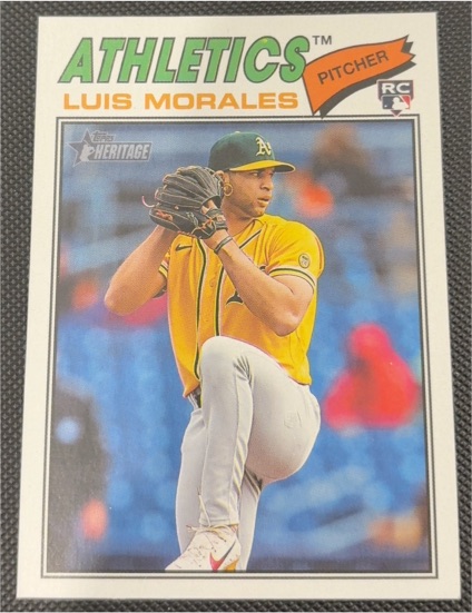 2026 Topps Heritage #67 Luis Morales — front