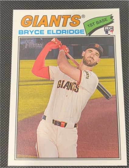 2026 Topps Heritage #310 Bryce Eldridge — front