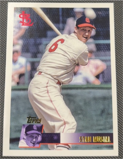 1996 Topps #122 Stan Musial — front