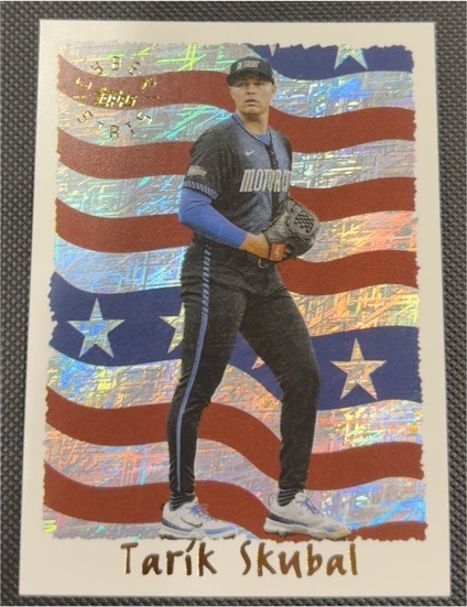 2025 Topps Archives - 1995 Topps Cyberstats #95C-20 Tarik Skubal — front