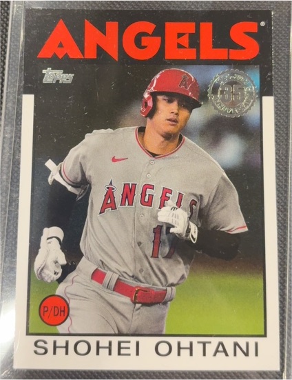 2021 Topps 1986 Topps Baseball 35th Anniversary #86B-22 Shohei Ohtani — front