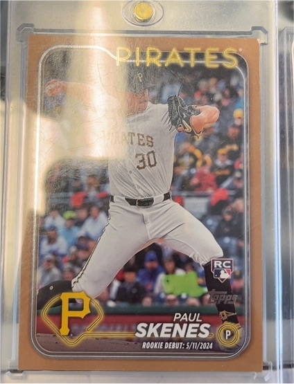 2024 Topps Update #US288 Paul Skenes Rookie Debut — front