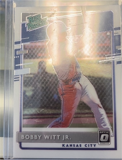 2020 Donruss Optic #RP-2 Bobby Witt Jr. — front