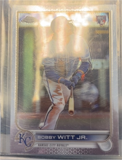 2022 Topps Chrome Update #USC35 Bobby Witt Jr. — front