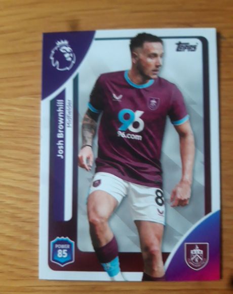 2025-26 Topps Premier League #315 Josh Brownhill — front