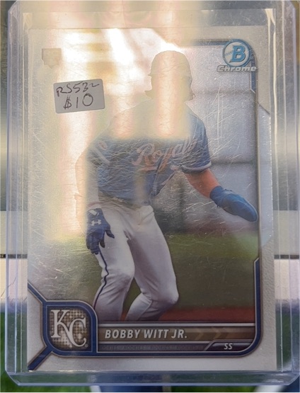2022 Bowman Chrome #77 Bobby Witt Jr. — front