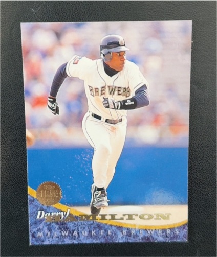 1994 Leaf #281 Darryl Hamilton Milwaukee Brewers — front