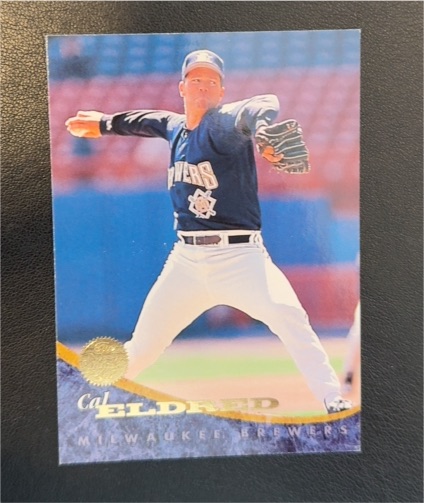 1994 Leaf #267 Cal Eldred Milwaukee Brewers — front