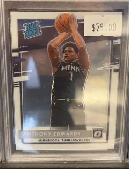 2020 Panini Optic #151 Anthony Edwards — front