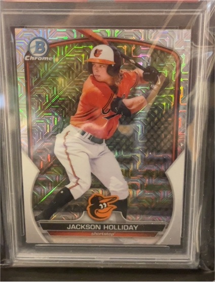 2023 Bowman Chrome #BCP-20 Jackson Holliday — front