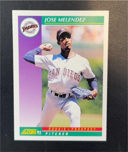 1992 Score #397 Jose Melendez — front