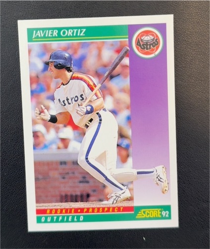1992 Score #403 Javier Ortiz — front