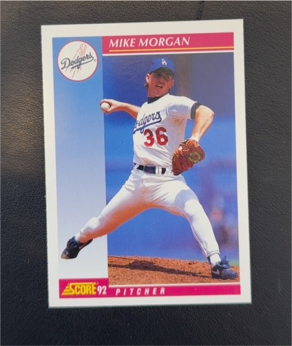 1992 Score #171 Mike Morgan — front