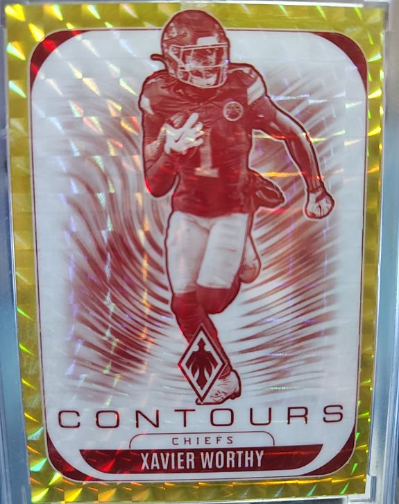 2025 Panini Phoenix Contours #16 Xavier Worthy — front