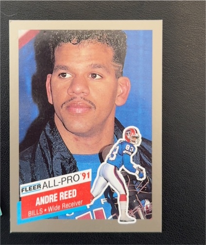1991 Fleer All-Pro #1 Andre Reed — front