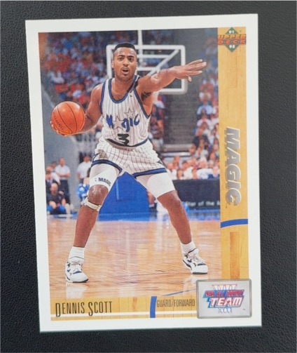 1991-92 Upper Deck #38 Dennis Scott Orlando Magic — front